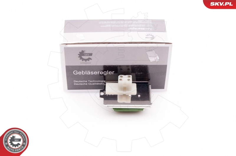 Resistor, interior blower